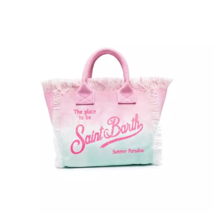 Borsa Colette bicolore MC 2 SAINT BARTH Kids colore Rosa Offerta on line
