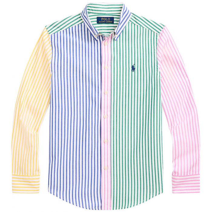 RALPH LAUREN Kids Multicolor striped shirt