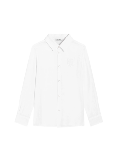 Camicia bianca con logo