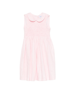 Vestito con ricamo a nido d'ape