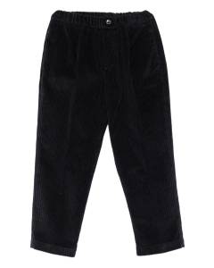 Pantaloni blu a coste